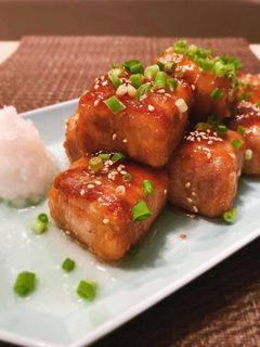 肉巻き厚揚げの照り焼き-レシピのメイン写真