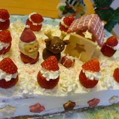 รูปของ ＊サンタさんのクリスマスケーキ＊