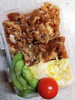 お弁当 牛丼-レシピのメイン写真