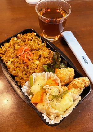 そばめしと塩肉じゃが弁当-レシピのメイン写真