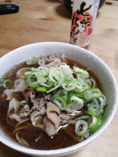 簡単シンプル肉そば(うどん)-レシピのメイン写真