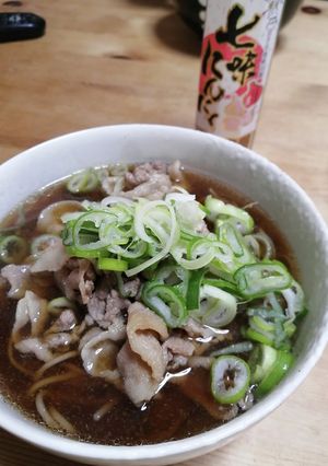 簡単シンプル肉そば（うどん）-レシピのメイン写真