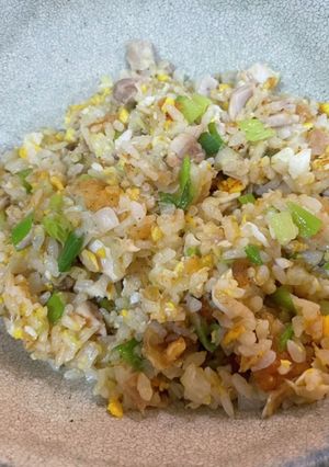 超簡単！ネギたっぷりケンタッキー炒飯-レシピのメイン写真