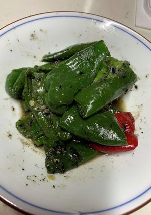 5分で完成ピーマン胡麻あえ-レシピのメイン写真