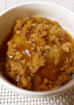 生姜が隠し味！大根の挽き肉あんかけ-レシピのメイン写真