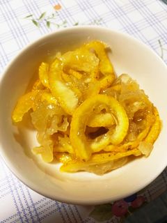 ゆずの砂糖漬け-レシピのメイン写真