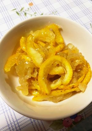 ゆずの砂糖漬け-レシピのメイン写真