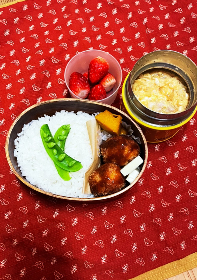 12/9 とろとろ親子丼弁当-レシピのメイン写真
