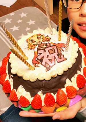 キャラデコケーキのお絵描き-レシピのメイン写真