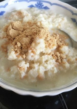 きなこ粉の牛乳パンがゆ-レシピのメイン写真
