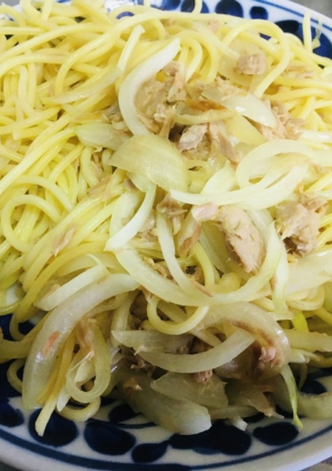 ツナと玉ねぎの和風パスタ-レシピのメイン写真