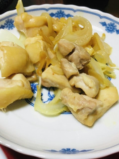 鶏肉と玉ねぎの煮込み-レシピのメイン写真