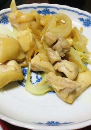 鶏肉と玉ねぎの煮込み-レシピのメイン写真