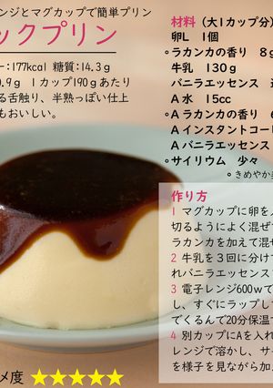 ビックプリン-レシピのメイン写真