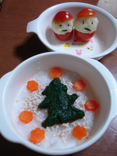 離乳食もクリスマス♪-レシピのメイン写真