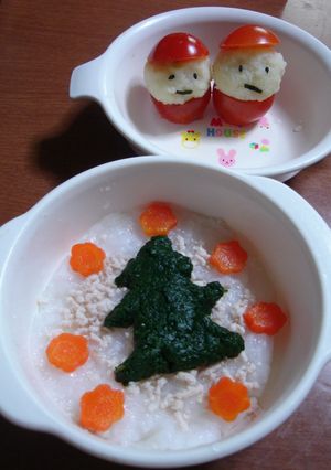 離乳食もクリスマス♪-レシピのメイン写真