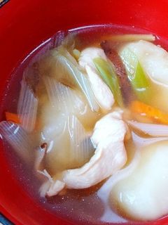 冬はこれ!!ほっこり温か長芋すいとん汁-レシピのメイン写真