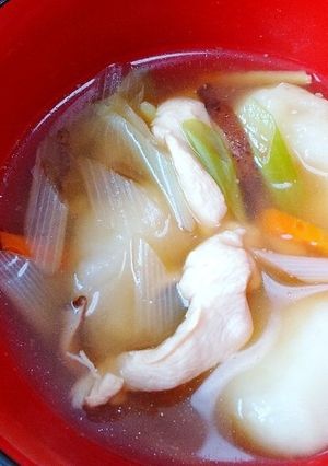 冬はこれ!!ほっこり温か長芋すいとん汁-レシピのメイン写真