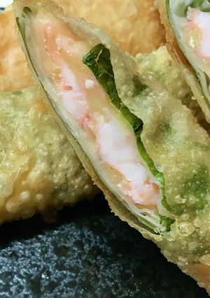 エビ♡たらこ♡チーズの春巻き-レシピのメイン写真