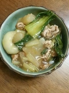 大根とチンゲン菜のとろとろあんかけ-レシピのメイン写真