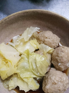 肉団子とキャベツの寄せ鍋〜-レシピのメイン写真