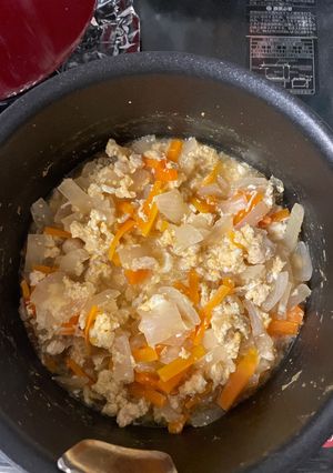 親子丼 完了期-レシピのメイン写真