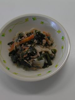 ツナとわかめのあえ物-レシピのメイン写真