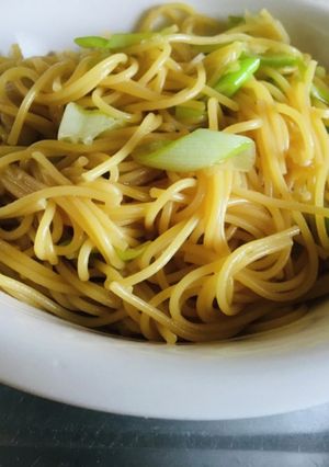鶏ネギ和風ペペロンチーノ-レシピのメイン写真