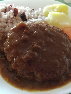 ハンバーグカレー-レシピのメイン写真