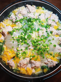 簡単☆肉団子と白菜の春雨鍋-レシピのメイン写真