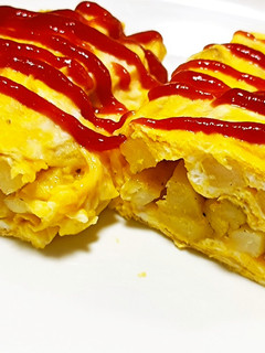 余ったフライドポテトで簡単オムレツ-レシピのメイン写真