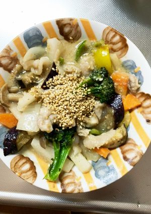 ご飯が進む味噌炒め味豚こま大根青椒肉絲風-レシピのメイン写真