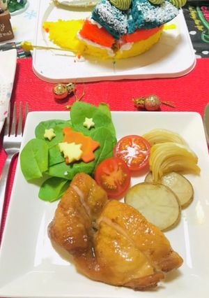 クリスマスごはん・つけて焼くだけチキン♬-レシピのメイン写真