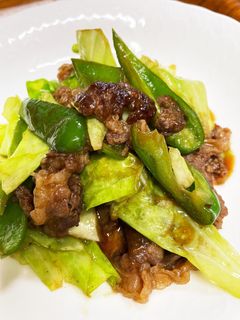 牛肉とキャベツのオイスターソース炒め♡♡-レシピのメイン写真