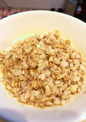 もち麦&オートミール(米化)レンジで簡単-レシピのメイン写真