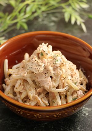 レンジで簡単！もやしツナサラダ-レシピのメイン写真