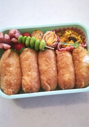 高校生いなり寿司弁当2021.12.10-レシピのメイン写真