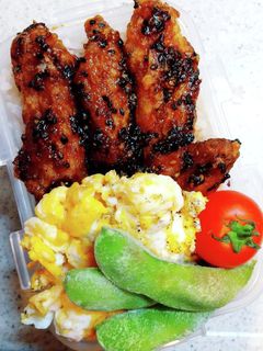 お弁当 手羽中甘辛タレ-レシピのメイン写真