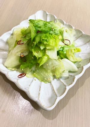 簡単!レタスのナムル-レシピのメイン写真