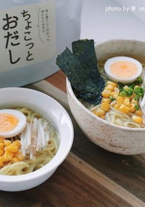 自宅でめちゃくちゃ簡単！塩ラーメン-レシピのメイン写真