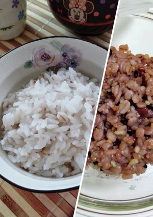 雑穀麦ご飯♪お鍋で簡単！蒸し煮＊炊き方-レシピのメイン写真