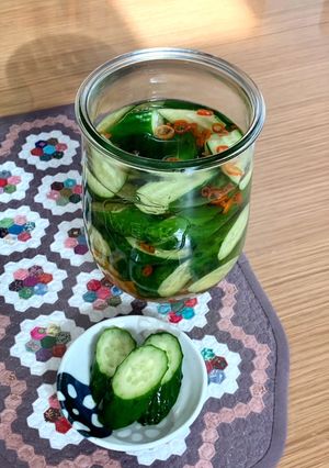 胡瓜の漬物〜(o˘◡˘o)♡-レシピのメイン写真