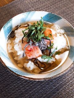 明太子と塩昆布のお茶漬け-レシピのメイン写真