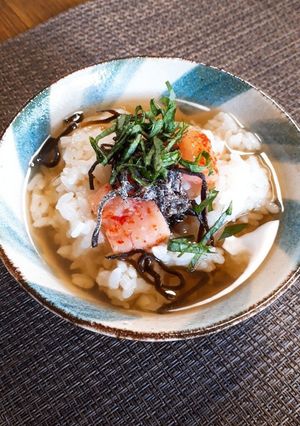 明太子と塩昆布のお茶漬け-レシピのメイン写真