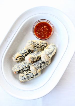 bibigo『海苔巻き』をコチュだれで-レシピのメイン写真