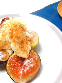 焼イチジク〜シナモンバター&アイスのせ〜-レシピのメイン写真