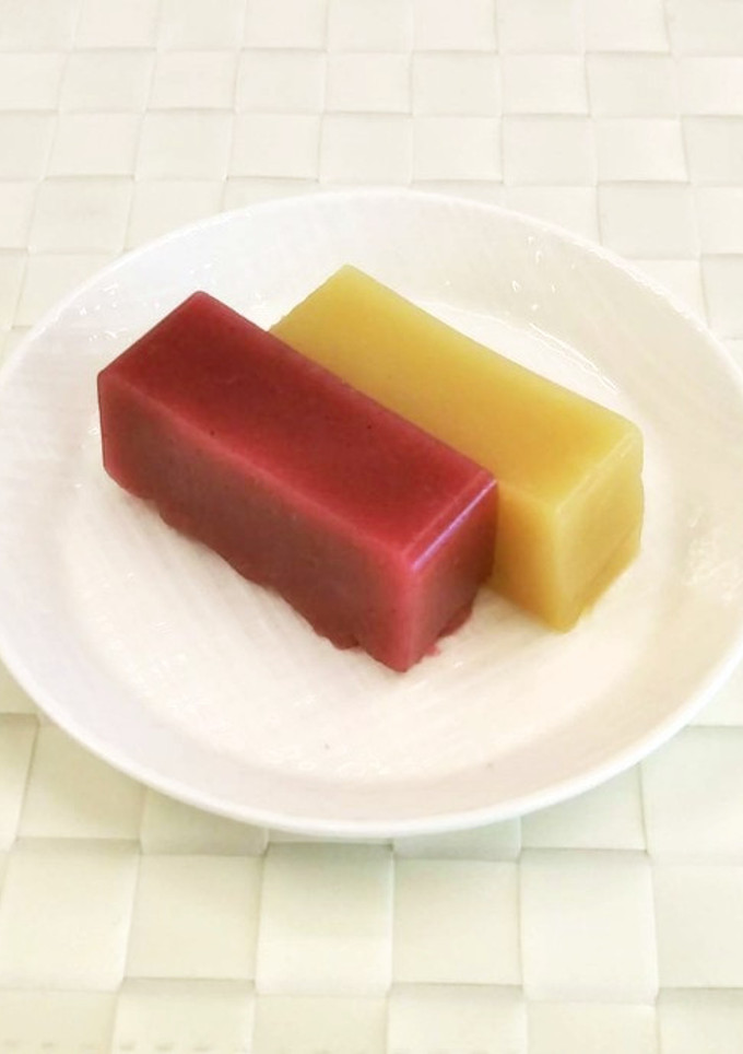 ビーツとゆずの水ようかん-レシピのメイン写真