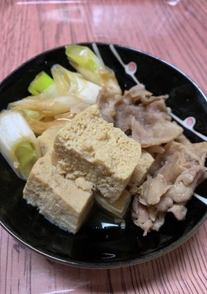 冷凍豆腐で肉豆腐-レシピのメイン写真