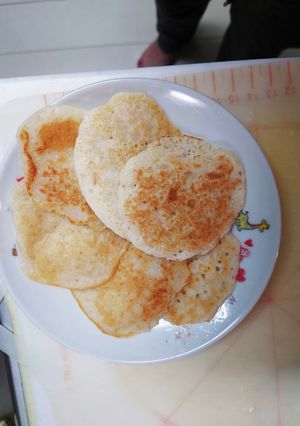 離乳食後期〜オートミールのパンケーキ覚書-レシピのメイン写真
