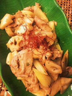 豚バラと蓮根セロリの中華炒め-レシピのメイン写真